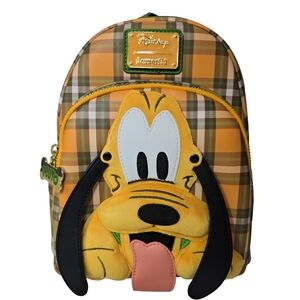 Loungefly Disney Pluto 95th Annv Good Boy Mini Backpack Nwt